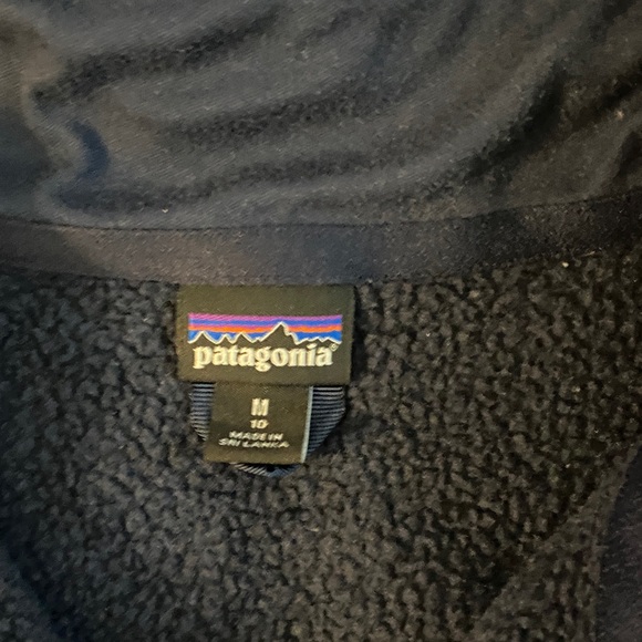 Patagonia Men's Dark Blue Zip-Up Sweater - Picture 3 of 4